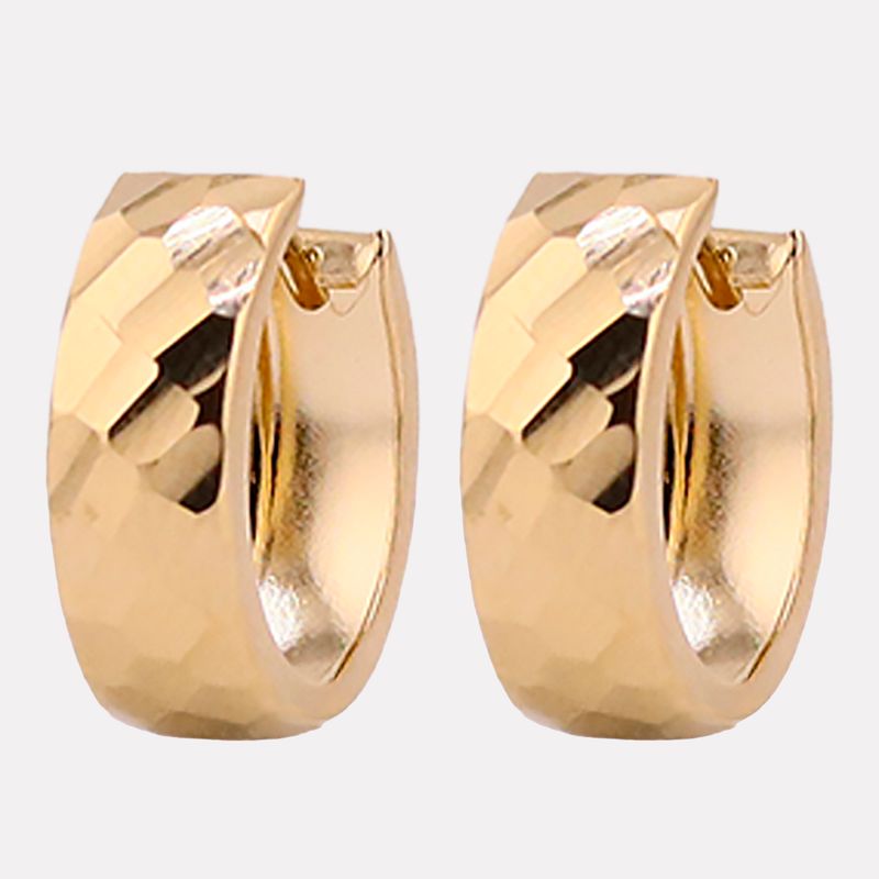 Aretes Huggies Factarados 14k 1.7g